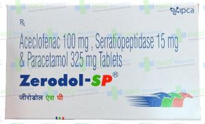 Aceclofenac + Acetaminophen + Serratiopeptidase