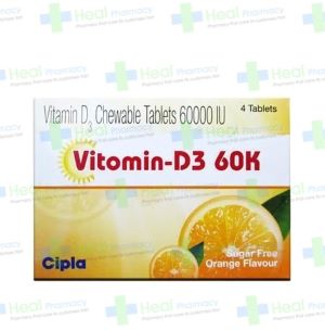 Vitamin D3 60K Chewable Tablet Sugar Free