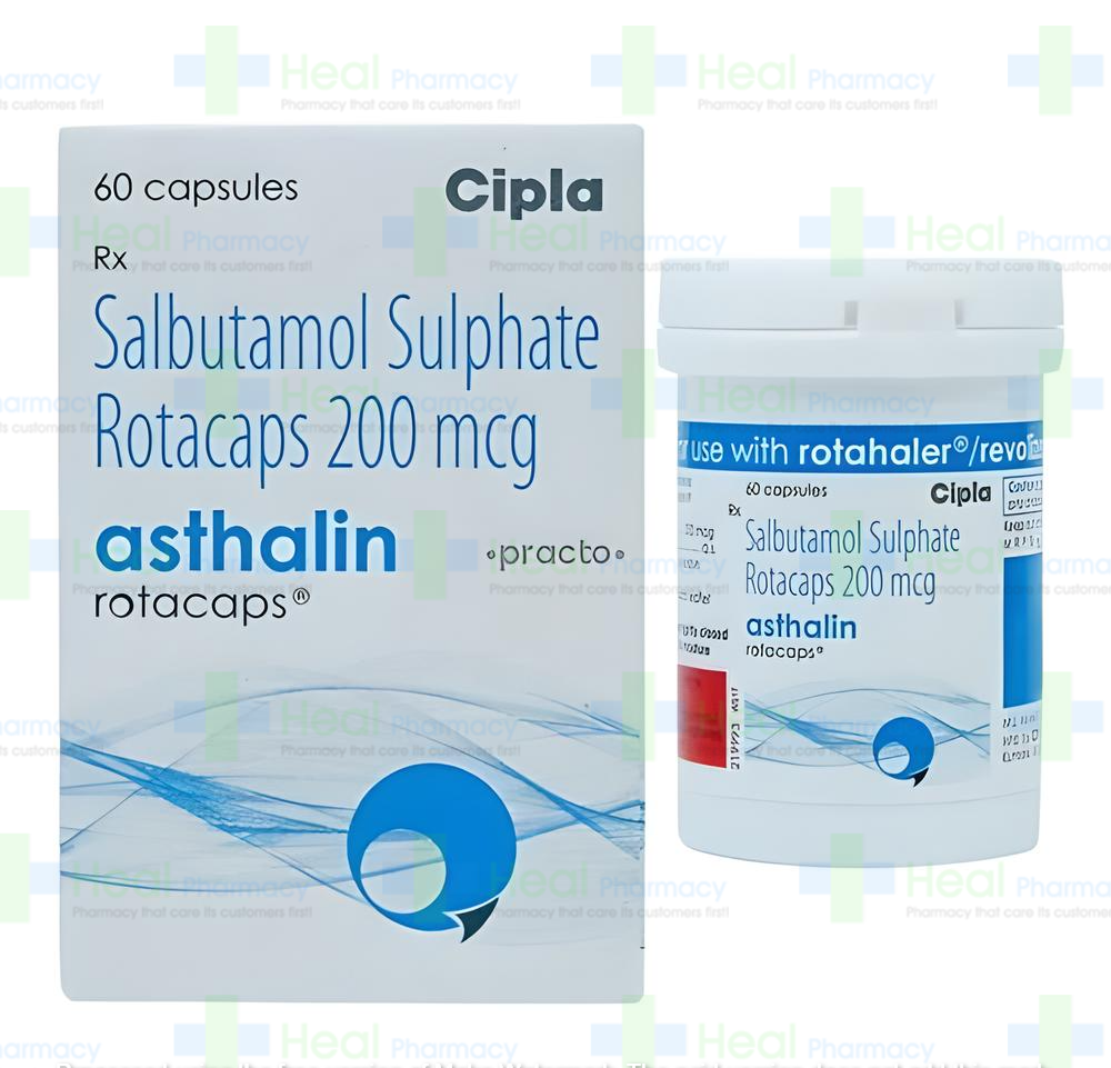 Salbutamol (Asthalin) 200mcg Rotacaps