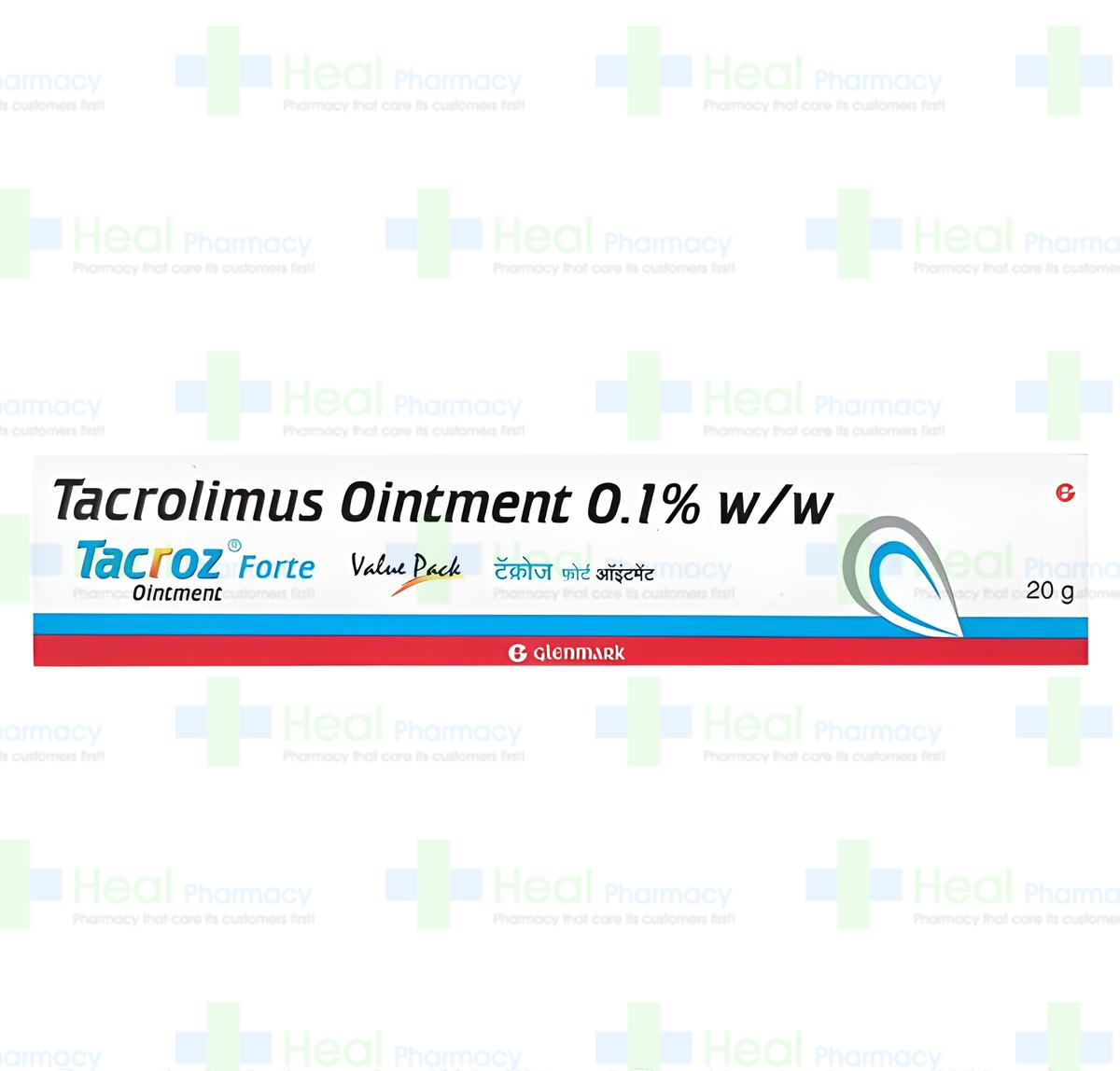 Tacrolimus Ointment (Tacroz Forte) 0.1%W/W 20 gm